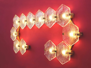 HEXXA WALL LIGHT 12 - LED glass wall lamp _ Patinas Lighting